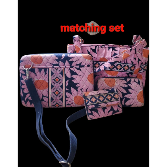 Vera Bradley Handbags - Vera Bradley 'love me......' pattern set